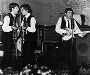 «The Beatles» In The Cavern Club, Liverpool, January 1963.