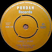 Lonely Yearsa / Bernard Jenkins, Purdah UK, 45 3502, August 19th, 1966, 7″45 RPM.