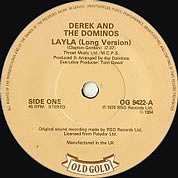 Derek And The Dominos - Layla (Long Version) / Eric Clapton - Only You Know And I Know, Old Gold UK, OG 9422, July 1984, 7″45 RPM.