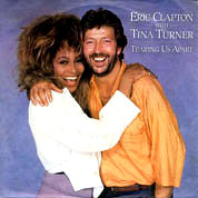 Eric Clapton With Tina Turner - Tearing Us Apart / Eric Clapton - Hold On, Duck UK, W 8299, June 08th, 1987, 7″45 RPM.
