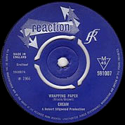 Wrapping Paper / Cat's Squirrel, Reaction UK 591007, October 1966, 7″45 RPM.