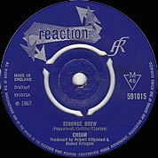 Strange Brew / Tales of Brave Ulysses, Reaction UK 591015, January 09th, 1967, 7″45 RPM.