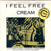 I Feel Free / Badge, Polydor UK POSP 812, July 1986, 7″45 RPM.