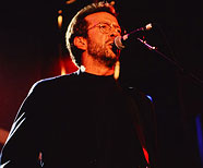 Eric Clapton, Rock & Roll Hall of Fame, January 12, 1993. Photo Kevin Mazur.