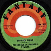 Bad Moon Rising / Lodi, Fantasy USA 622, April 1969, 7″45 RPM.