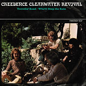 Travelin' Band / Who'll Stop the Rain, Fantasy USA 637, January 1970, 7″45 RPM.