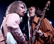 Tom Fogerty & Stu Cook at the Royal Albert Hall during their European Tour in London, England on 15 April, 1970. (Photo by Mike Randolph/Paul Popper/Popperfoto via Getty Images).