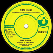 Black Night / Speed King, Harvest UK, HAR 5020, June 05, 1970, 7″45 RPM