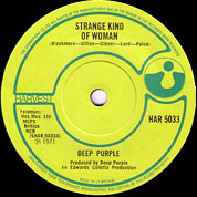 Strange Kind Of Woman / I'm Alone, Harvest UK, HAR 5033, February 12, 1971, 7″45 RPM.