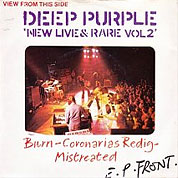 Burn (Edit) / Coronarias Redig / Mistreated (Live), Purple UK, PUR 137, September 15, 1978, 7″45 RPM.