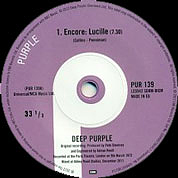 Encore: Lucille / Maybe I'm A Leo (Soundcheck - Previously Unreleased), Purple UK, PUR 139, October 18, 2012, 7″45 RPM.