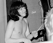 Ian Paice with «Deep Purple» in Denmark, February 1th, 1969.