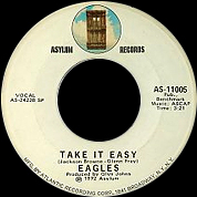 Take It Easy / Get You In The Mood, Asylum USA AS-11005, 1 May 1972, 7″45 RPM.