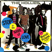 Stop In The Name Of Love / Musical Pictures, WEA UK U 9888, 22 Jul 1983, 7″45 RPM.