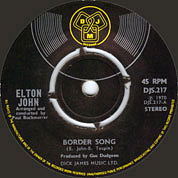 Border Song / Bad Side Of The Moon, DJM UK, DJS 217, April 03, 1970, 7″45 RPM.