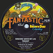 Someone Saved My Life Tonight / House Of Cards, DJM UK, DJS 385, June 20, 1975, 7″45 RPM.