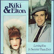 Kiki Dee And Elton John - Loving You Is Sweeter Than Ever / Twenty Four Hourss, Ariola UK, ARO 26, November 27, 1981, 7″45 RPM.