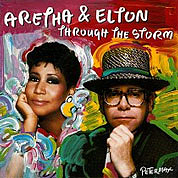 Aretha Franklin And Elton John - Through The Storm / Come To Me, Arista UK 112 185, April, 1989, 7″45 RPM.