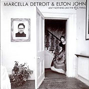 Marcella Detroit And Elton John - Ain't Nothing Like The Real Thing / Break The Chain, London UK LON 350, May 2, 1994, 7″45 RPM.