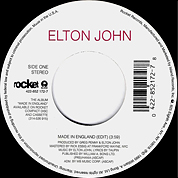Made In England (Edit) / Lucy In The Sky With (Live With John Lennon), The Rocket Record Company – 422-852 172-7 US, June, 1995, 7″45 RPM.