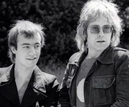 Elton John and Bernie Taupin, 1970.
