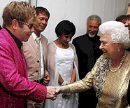 Бриллиантовый юбилей Королевы, после концерта, 4 июня 2012 года
