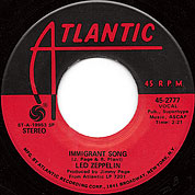 Immigrant Song / Hey, Hey, What Can I Do, Atlantic USA, 45-2777, November 05th, 1970, 7″45 RPM.