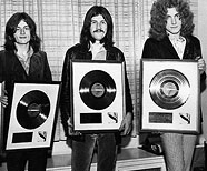 Led Zeppelin - Gold Record, on July 22, 1969 at The Plaza Hotel in New York.