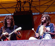 Jimmy Page, John Bonham, Coliseum, Oakland, CA, July 23, 1977.