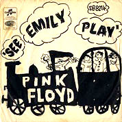 See Emily Play / Scarecrow, Columbia UK, DB 8214, June 16th, 1967, 7″45 RPM.