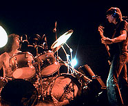 Nick Mason & Roger Waters, Animals tour, 1977.