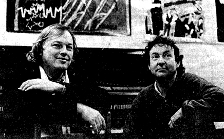 Дэйвид Гилмор и Ник Мейсон, 1989.