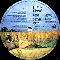 Альбом «The Final Cut» Pink Floyd.