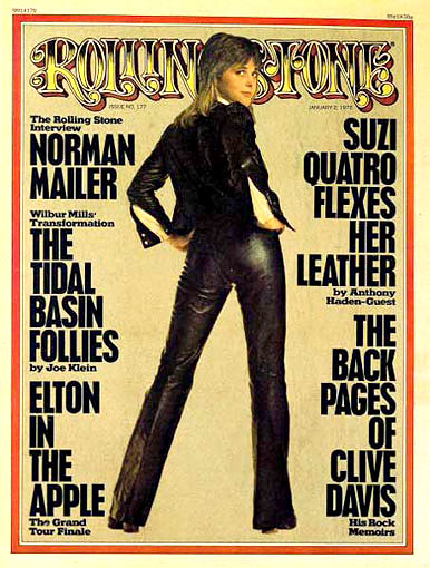 Suzi QUATRO - журнал «Rolling Stone», 02 января 1975 года