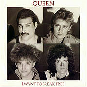 I Want To Break Free (single version) / Machines (Or 'Back To Humans'), EMI QUEEN 2, 2 Apr 1984, 7″45 RPM.