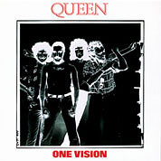 One Vision / Blurred Vision, EMI QUEEN 6, 4 Nov 1985, 7″45 RPM.