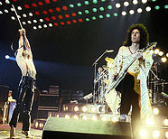 Freddie Mercury, Brian May, 1979.