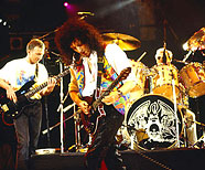 John Deacon, Roger Taylor, Brian May, 20th April 1992.