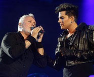 Roger Taylor & Adam Lambert, London show, 14th July 2012.