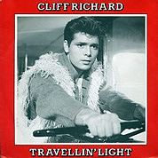 Cliff Richard And The Shadows,  Travellin' Light / Dynamite, Columbia DB 4351, Oct 1959, 7″45 RPM.