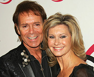 Singers Cliff Richard and Olivia Newton-John attend the 39th Annual Country Music Association Awards at Madison Square Garden November 15, 2005 in New York City.