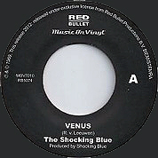 Venus / Hot Sand, Music On Vinyl MOV7010, 21 Apr 2012, 7″45 RPM.