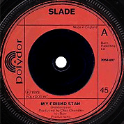 My Friend Stan / My Town, Polydor 2058-407, 28 Sep 1973, 7″45 RPM.