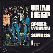 Spider Woman / Sunrise, Island 12 439 AT, Dec 1972, 7″45 RPM.