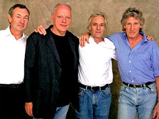 Pink Floyd 2005 - Nick Mason, David Gilmour, Richard Wright, Roger Waters.