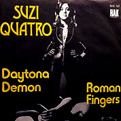 Daytona Demon / Roman Fingers, UK, RAK 161, 19 October 1973, 7″45 RPM.