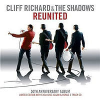 Cliff Richard The Shadows  Reunited - 50th Anniversary Album, EMI 6878752, Release date: Septembre 18th, 2009, CD.