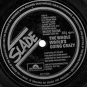 The Whole World's Going Crazy /Flexi/, Sound For Industry, 20 Oct 1972, 7″45 RPM.