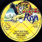You're In My Heart / You Really Got A Nerve, Riva RIVA 11, 7 Oct 1977, 7″45 RPM.