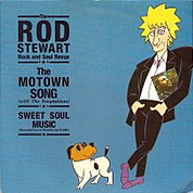 Rod Stewart (With The Temptations) - The Motown Song (Remix) / Sweet Soul Music (Live), Warner Bros. W 0030, Jun 1991, 7″45 RPM.